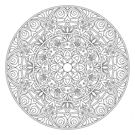 Mandala Anti-Stress #5