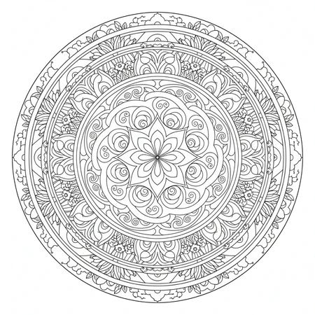 Mandala Anti-Stress #19