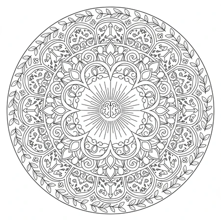 Mandala Anti-Stress #6