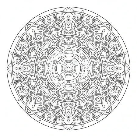 Mandala Anti-Stress #1