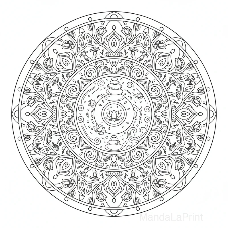 Mandala Anti-Stress #1