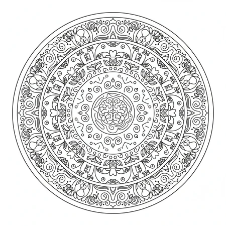 Mandala Anti-Stress #20