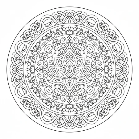 Mandala Anti-Stress #18