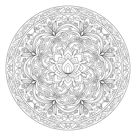 Mandala Anti-Stress #4