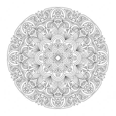 Mandala Anti-Stress #9