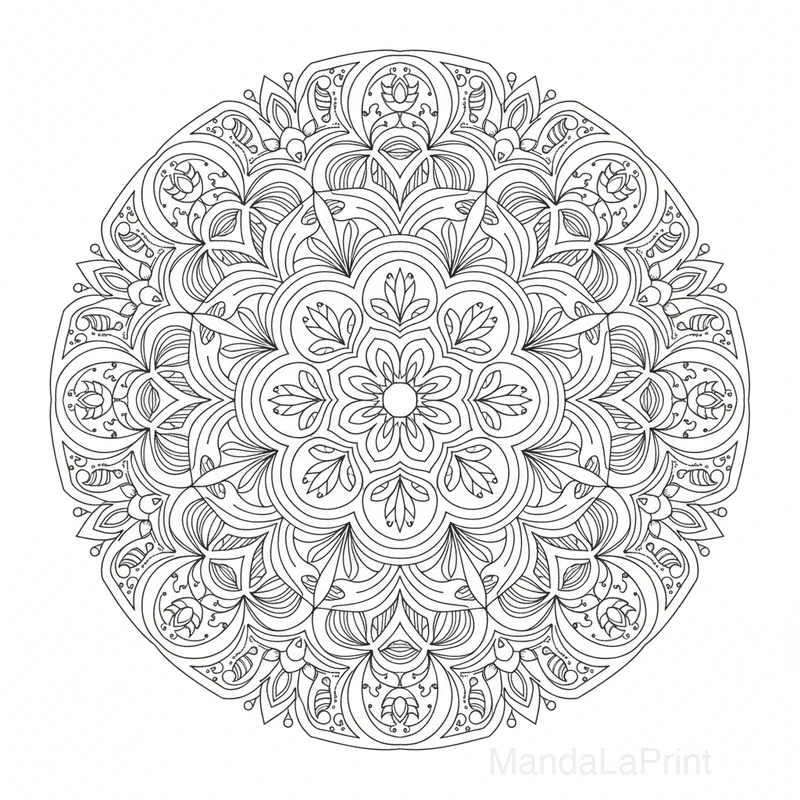 Mandala Anti-Stress #9