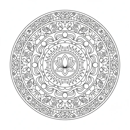 Mandala Anti-Stress #17