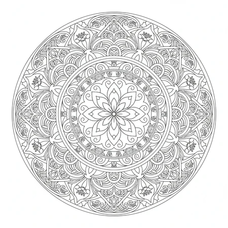 Mandala Anti-Stress #14