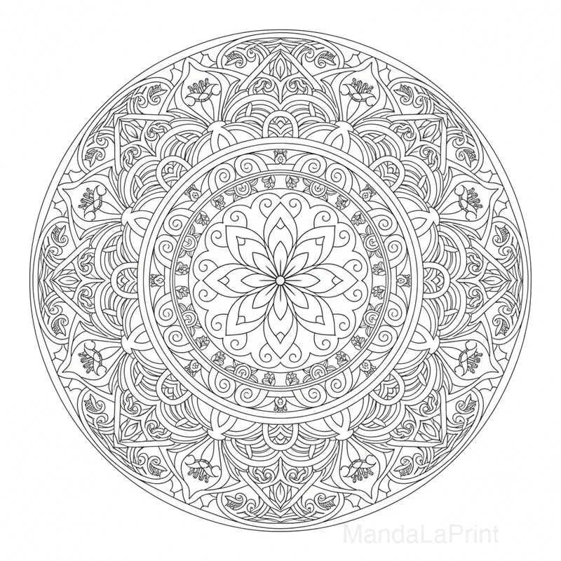 Mandala Anti-Stress #14