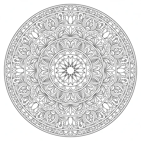 Mandala Anti-Stress #8