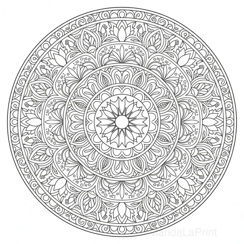 Mandala Anti-Stress #8