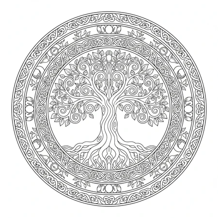 Mandala Arbre de Vie #19