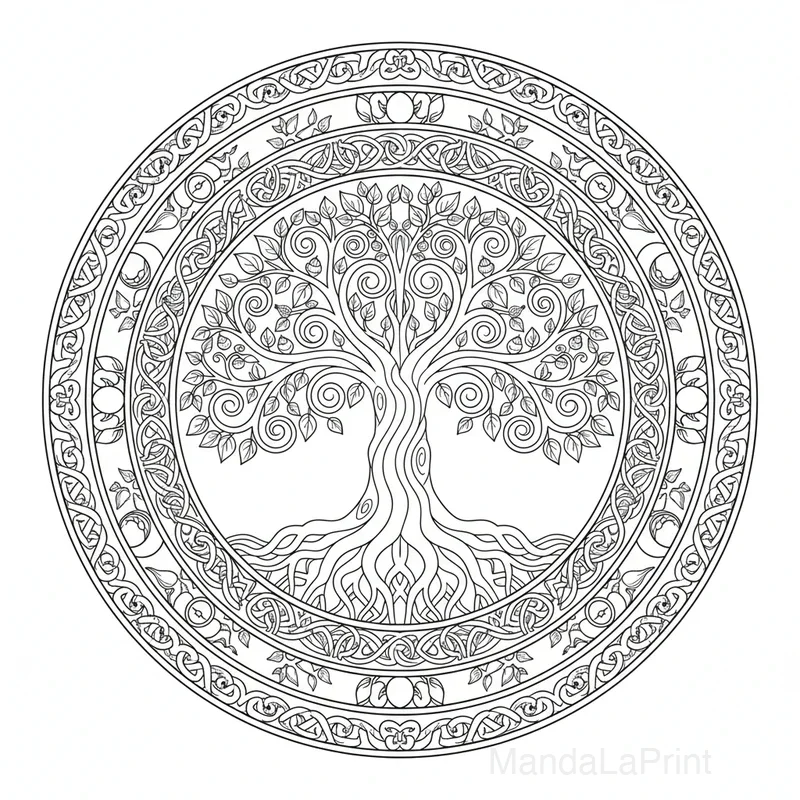 Mandala Arbre de Vie #19