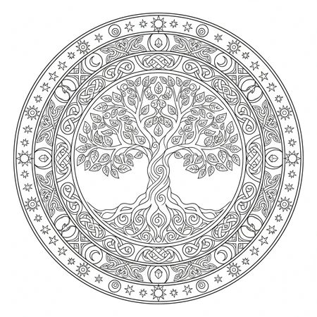 Mandala Arbre de Vie #6