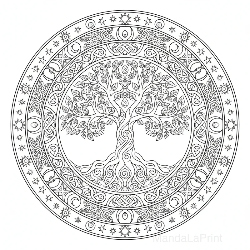 Mandala Arbre de Vie #6