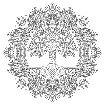 Mandala Arbre de Vie #2