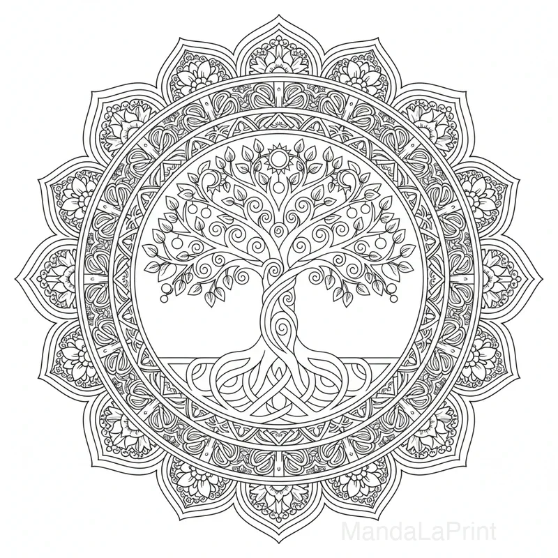 Mandala Arbre de Vie #2