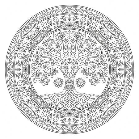 Mandala Arbre de Vie #4