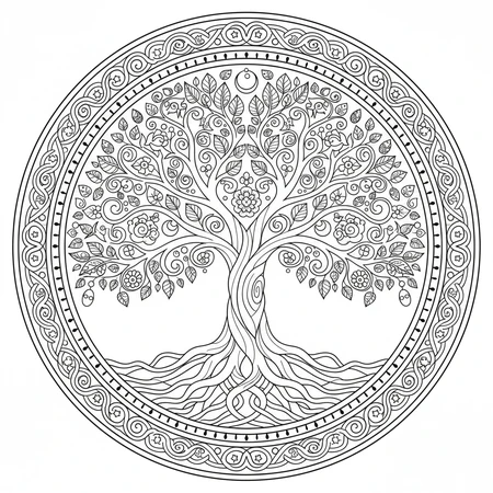 Mandala Arbre de Vie #18