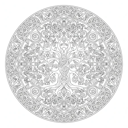 Mandala Arbre de Vie #11
