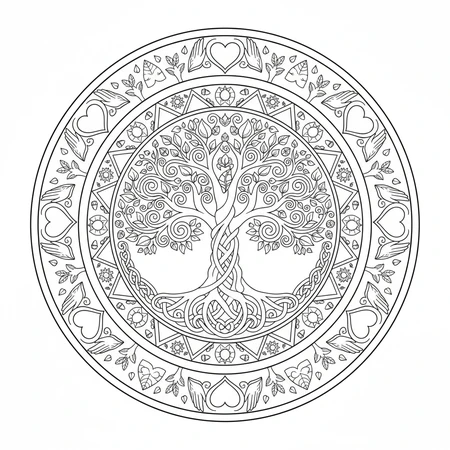 Mandala Arbre de Vie #5