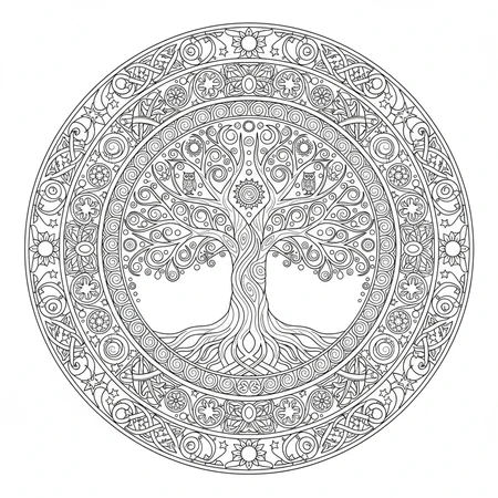 Mandala Arbre de Vie #3