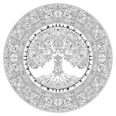 Mandala Arbre de Vie #10