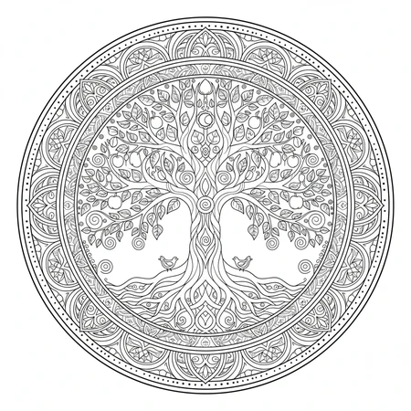 Mandala Arbre de Vie #20