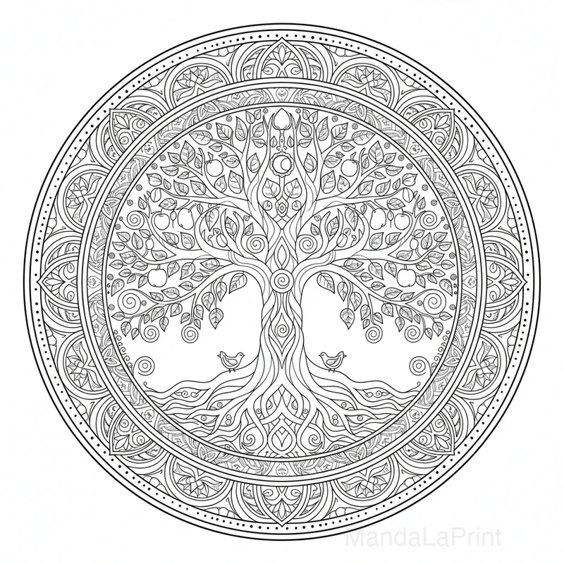 Mandala Arbre de Vie #20