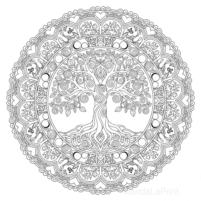 Mandala Arbre de Vie #13