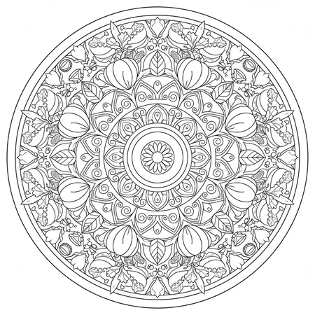Mandala Automne #13