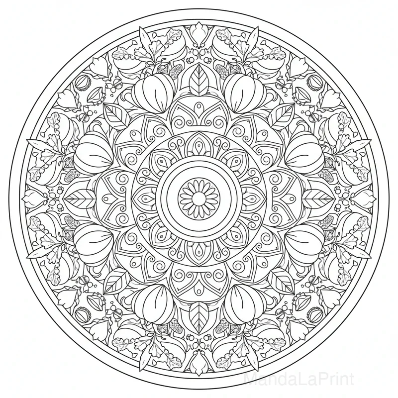 Mandala Automne #13