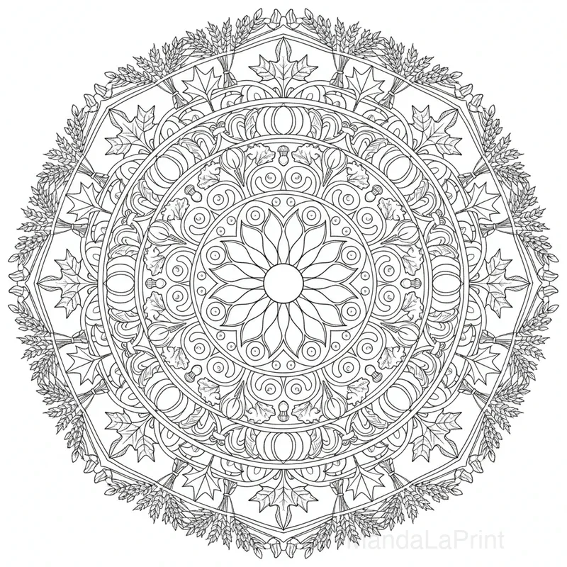 Automne Mandala #4