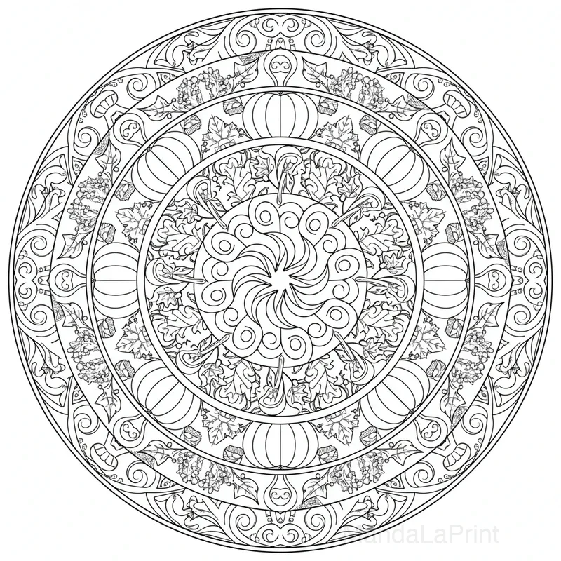 Automne Mandala #8