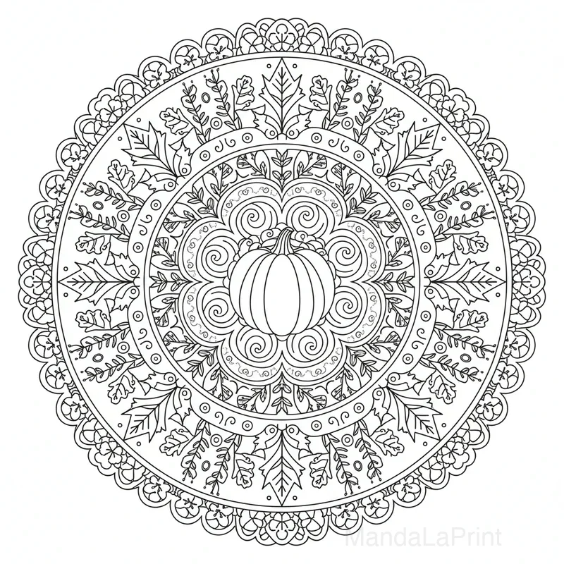 Automne Mandala #5