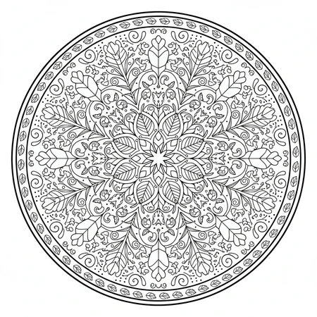 Mandala Automne #18
