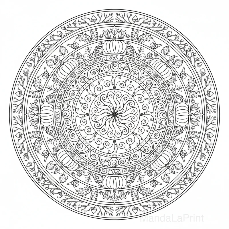 Automne Mandala #9