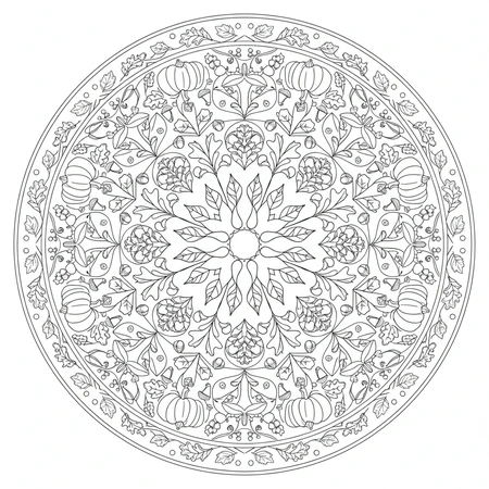 Mandala Automne #1