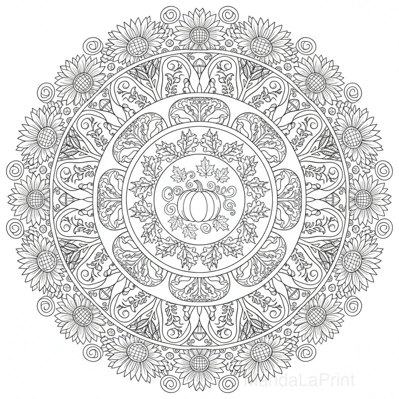 Outono Mandala #20