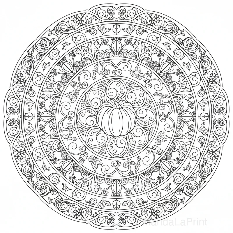 Outono Mandala #3