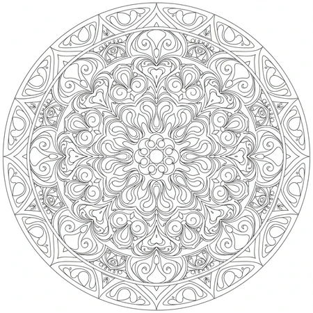 Mandala Psychédélique #21