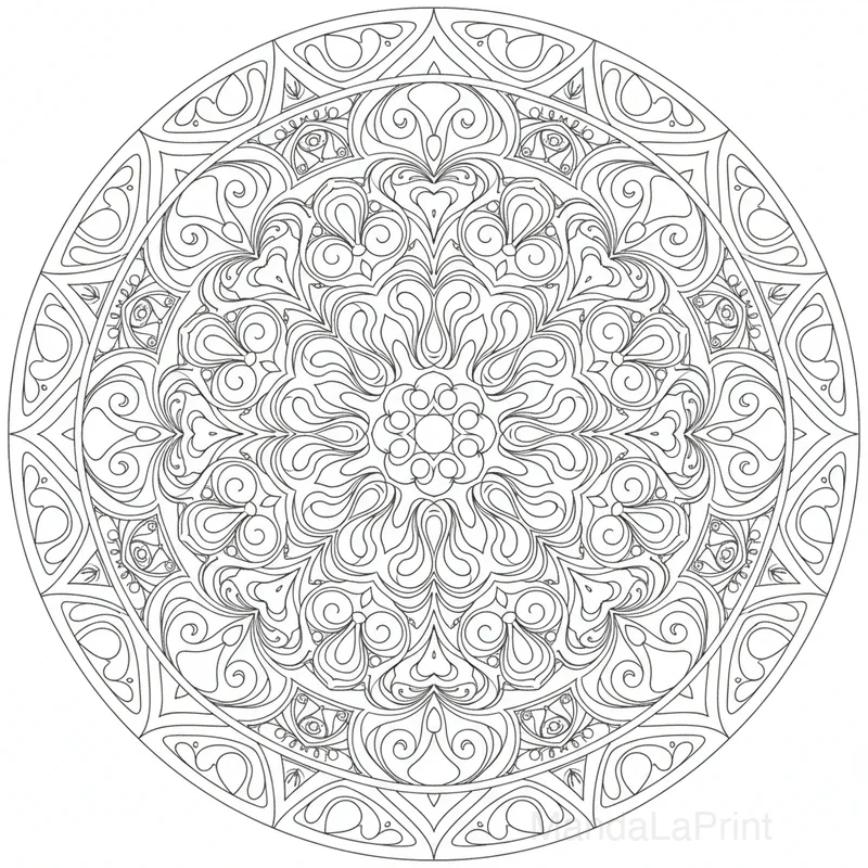 Mandala Psychédélique #21