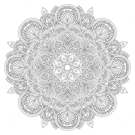 Mandala Art Nouveau #2