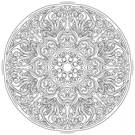 Mandala Abstrait Artistique #4