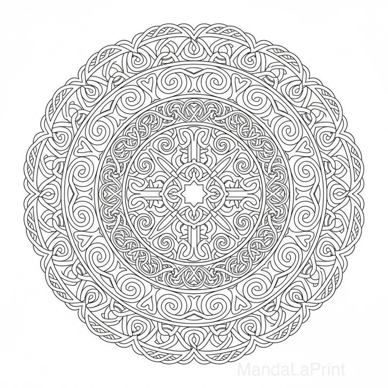 Mandala Motifs Bohèmes #3