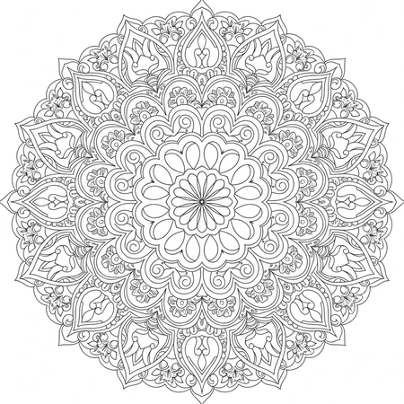 Mandala Paisley Orné #18