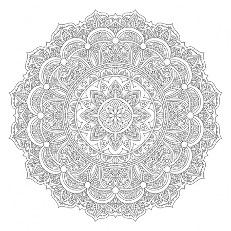 Mandala Paisley Orné #28