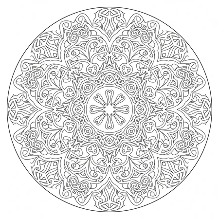 Mandala Créatif Unique #9