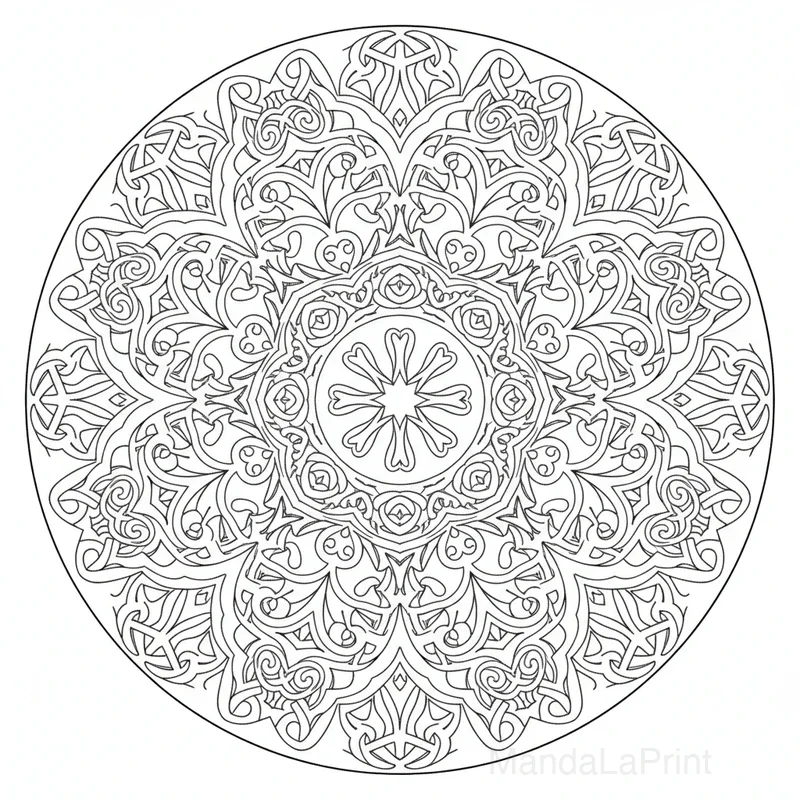 Mandala Créatif Unique #9
