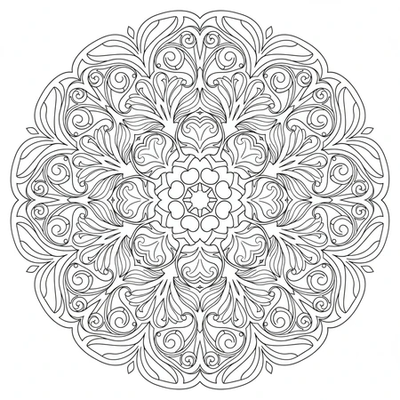 Mandala Art Nouveau #30